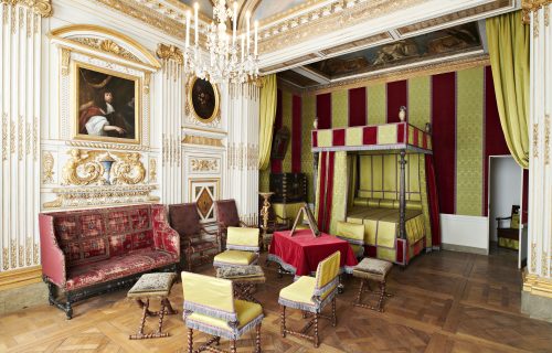 Hôtel de Béthune-Sully, Centre des monuments nationaux, photographie de la chambre "à l'italienne" de la duchesse, premier étage