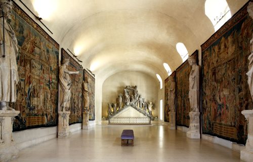 Palais du Tau, Centre des monuments nationaux, photographie de la salle du couronnement de la Vierge