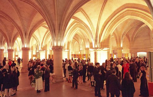 Conciergerie, Centre des monuments nationaux, salle des Gens d'Armes, photographie lors d'un dîner