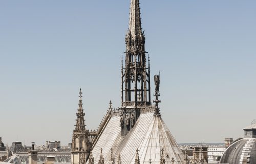 Sainte Chapelle, Centre des monuments nationaux, photographie de l'extérieur de la Sainte Chapelle