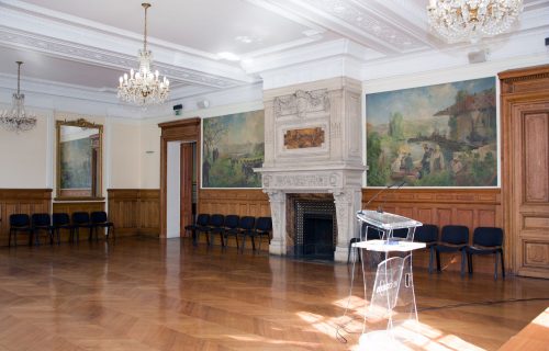 Conservatoire des Arts et Métiers, musée des Arts et Métiers, photographie du salon d'honneur.