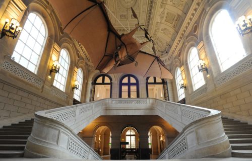 Conservatoire National des Arts et Métiers, musée des Arts et Métiers, photographie de la salle de l'écho.